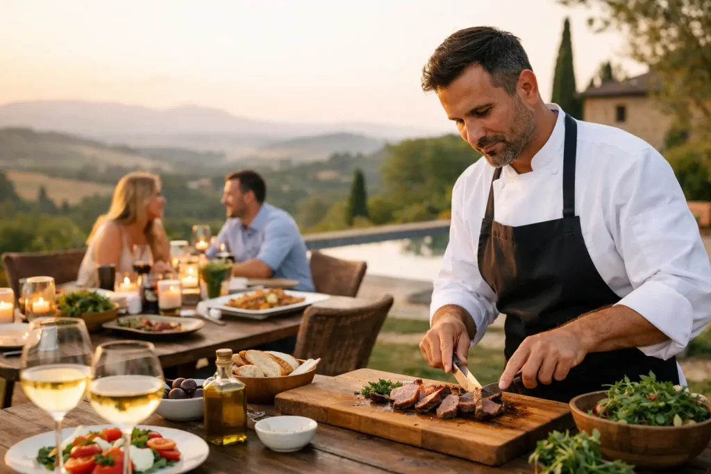 A Private Chef in Italy for Your Villa Table